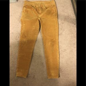 Mustard high waist corduroy!